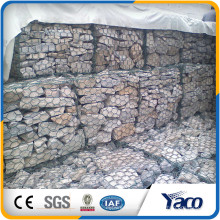 Fil de 3.7mm diamètre PVC enduit hexagonal fil gabion 1x1x2m